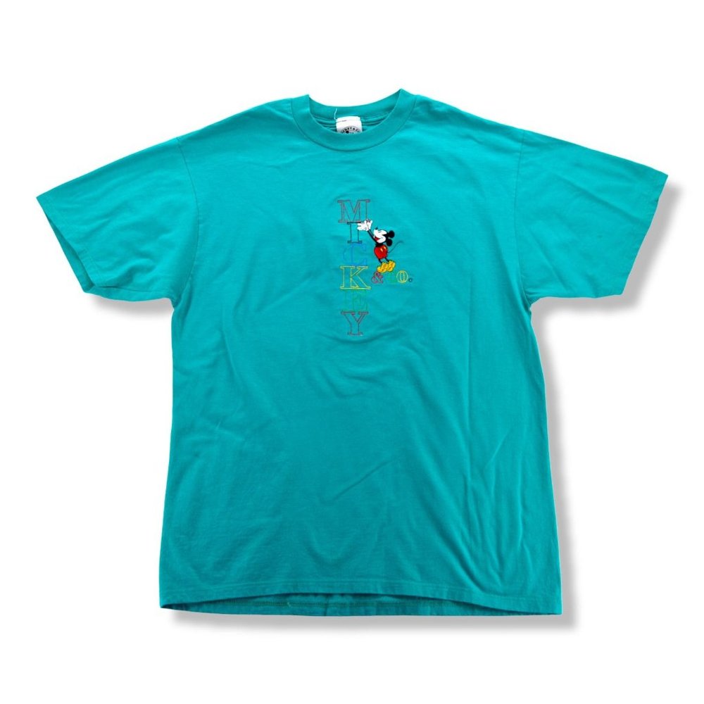 Vintage,‎ Mickey & Co. Tshirt Size XL Teal